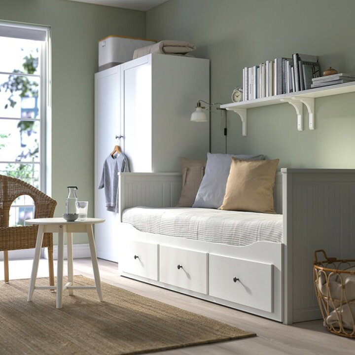 楽天市場】[IKEA/イケア/通販]HEMNES ヘムネス デイベッド 引き出し3  