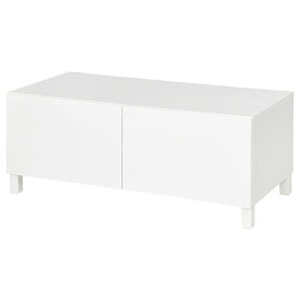 [IKEA/イケア/通販]BESTA ベストー コーヒーテーブル扉付, ホワイト/ラップヴィーケン/ストゥッバルプ ホワイト[11](a)(59509652)