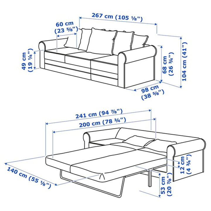 楽天市場】[IKEA/イケア/通販]GRONLID グローンリード 3人掛けソファ 