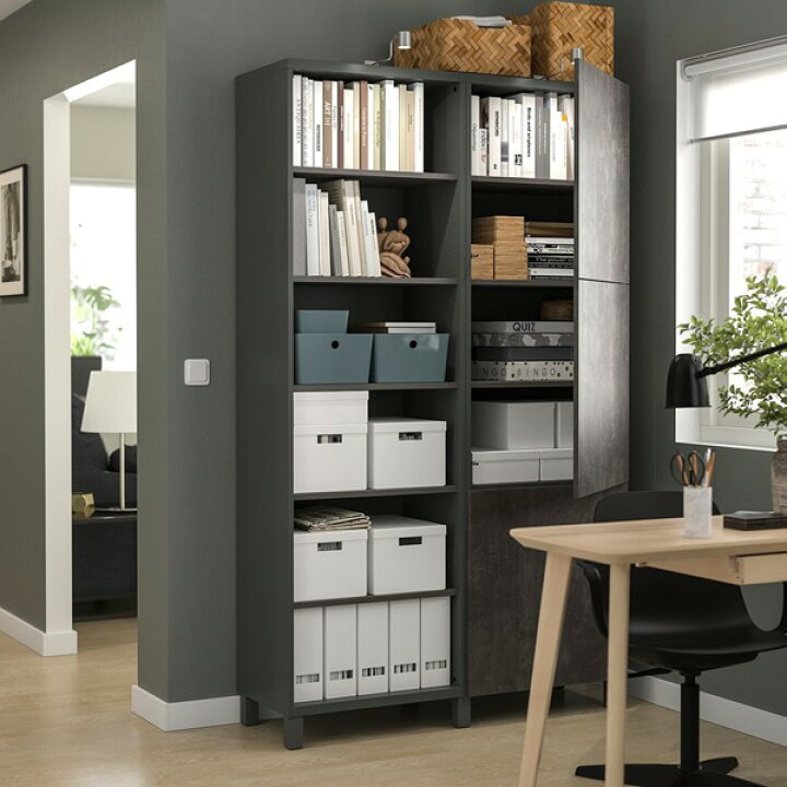 楽天市場】[IKEA/イケア/通販]BESTA ベストー 収納コンビネーション 扉 