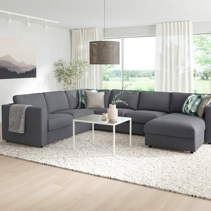 楽天市場】[IKEA/イケア/通販]VIMLE ヴィムレ 5人掛けコーナーソファ 
