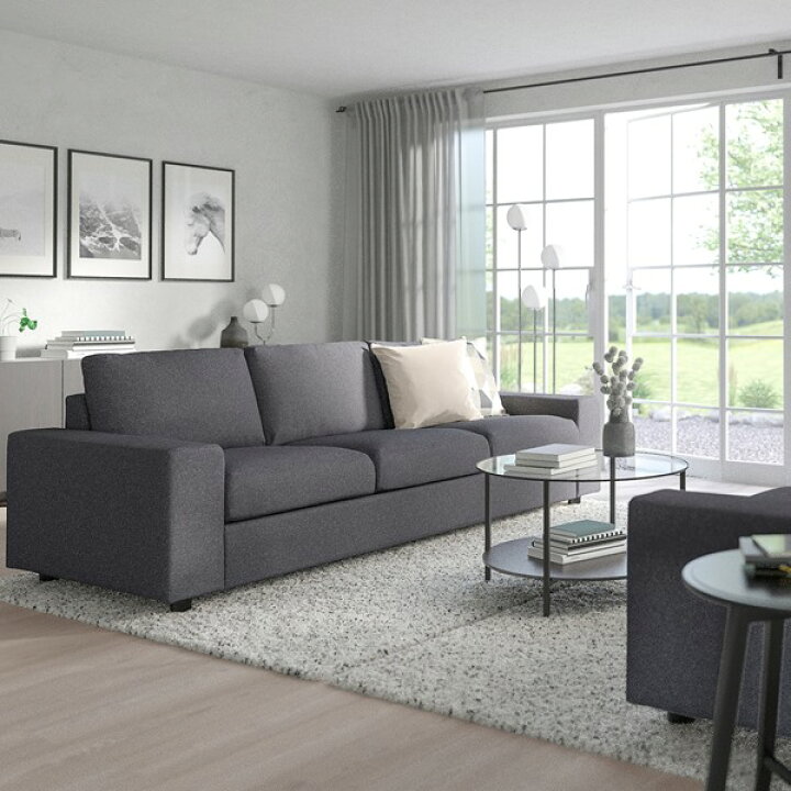 楽天市場】[IKEA/イケア/通販]VIMLE ヴィムレ 5人掛けコーナーソファ IKEA VIMLE コーナーソファ グレー