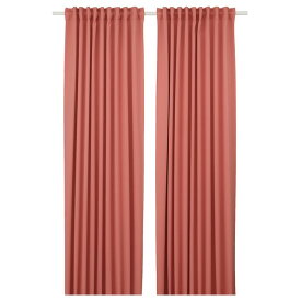 [IKEA/イケア/通販]MAJGULL マイグル 遮光カーテン（わずかに透光） 1組, ピンク[B](e)(70569753)