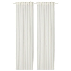 [IKEA/�C�P�A/�ʔ�]HALLEBRACKA �w�b���u���b�J ���[�X�J�[�e��1�g, �z���C�g[B](a)(80559683)