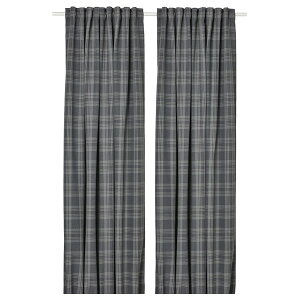 [IKEA/�C�P�A/�ʔ�]HAGGVECKMAL �w�b�O���F�b�N�}�� �Ռ��J�[�e���i�킸���ɓ����j 1�g, �_�[�N�O���[[B](c)(60569027)