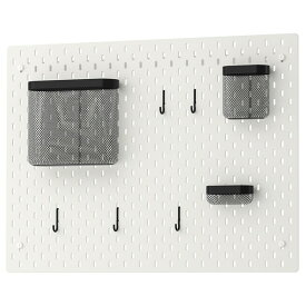 [IKEA/イケア/通販]SKADIS スコーディス 有孔ボードコンビネーション, ホワイト[3](a)(59546522)