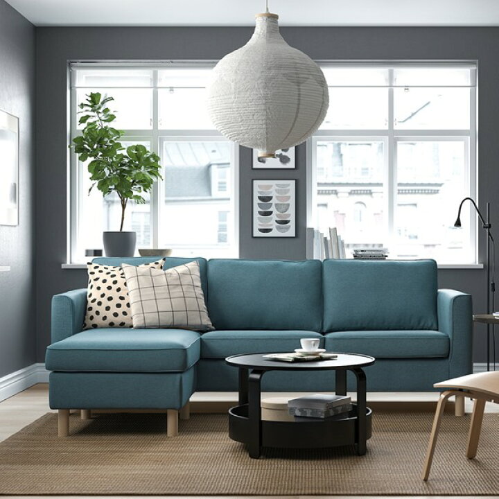 楽天市場】[IKEA/イケア/通販]PARUP ペルプ 3人掛けソファ 寝椅子付き 