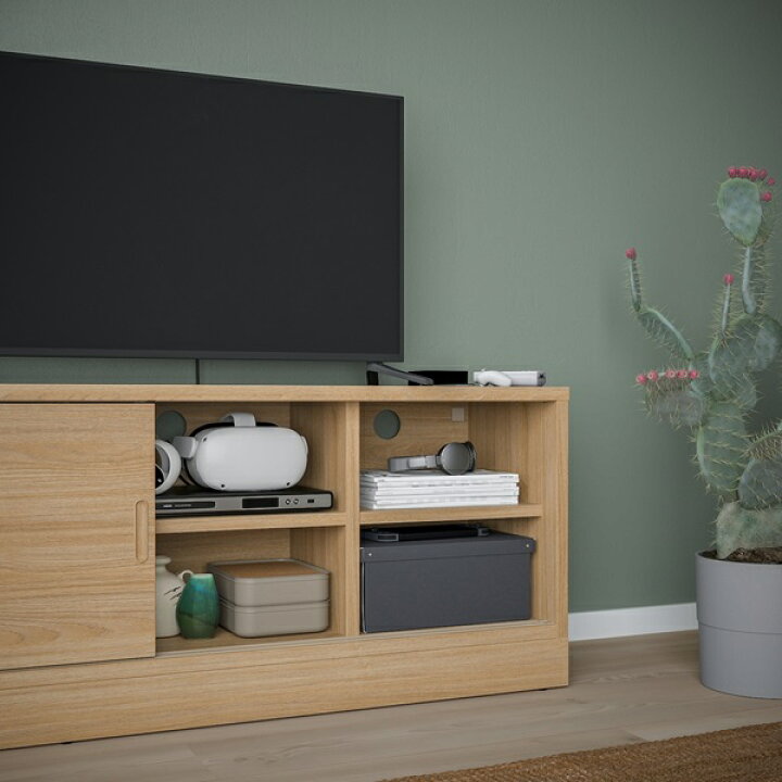 楽天市場】[IKEA/イケア/通販]TONSTAD トンスタード テレビ台, オーク