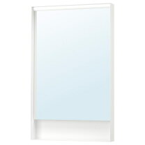 Ikea ミラー エーンヘート 洗面 ミラー イケア IKEA ENHET エーンヘート ミラーキャビネット40x17x75 cm ホワイト ミラー 093