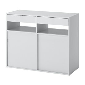 [IKEA/イケア/通販]SPIKSMED スピクスメッド サイドボード, ライトグレー[G](40565520)
