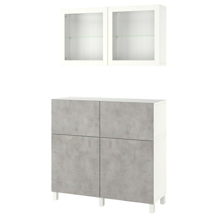 楽天市場】[IKEA/イケア/通販]BESTA ベストー 収納コンビネーション 扉 