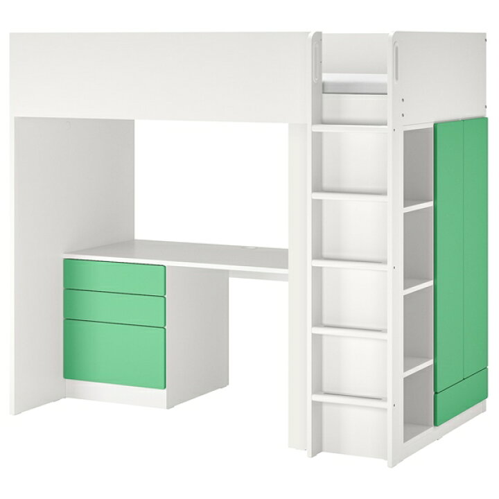 楽天市場】[IKEA/イケア/通販]SMASTAD スモースタード ロフトベッド 