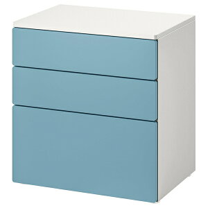 [IKEA/CPA/ʔ]SMASTAD X[X^[h / PLATSA vbc@ `FXgio×3j, zCg/u[[9](a)(19545322)