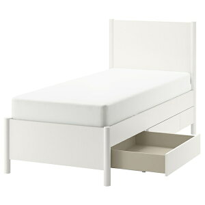 [IKEA/�C�P�A/�ʔ�]TONSTAD �g���X�^�[�h �x�b�h�t���[�� ���[�t��, �I�t�z���C�g[3](a)(00489095)