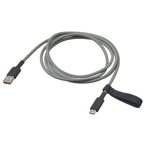 [IKEA/CPA/ʔ]LILLHULT tg USB-A - USB-C, ubN/zCg[A](a)(50581275)