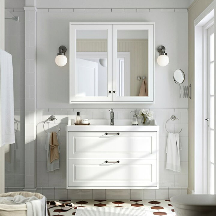 楽天市場】[IKEA/イケア/通販]TANNFORSEN テンフォルセン 洗面台 