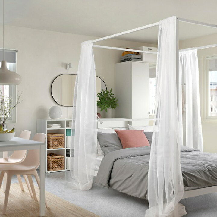 楽天市場】[IKEA/イケア/通販]VITARNA ヴィタルナ 四柱付きベッド 