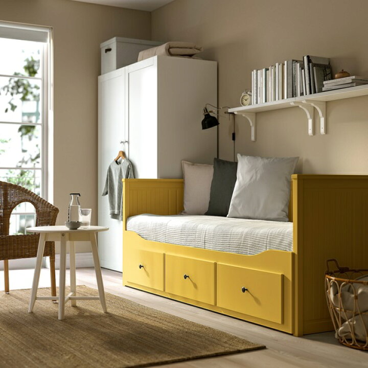 楽天市場】[IKEA/イケア/通販]HEMNES ヘムネス デイベッド 引き出し3 