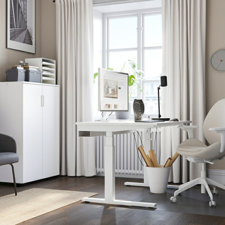楽天市場】[IKEA/イケア/通販]MITTZON ミッツォーン デスク 昇降式 