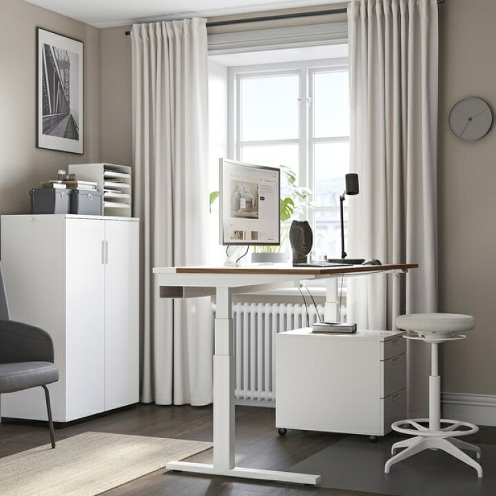楽天市場】[IKEA/イケア/通販]MITTZON ミッツォーン デスク 昇降式 