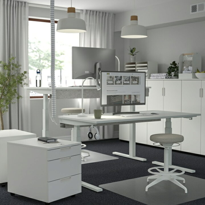 楽天市場】[IKEA/イケア/通販]MITTZON ミッツォーン デスク 昇降式