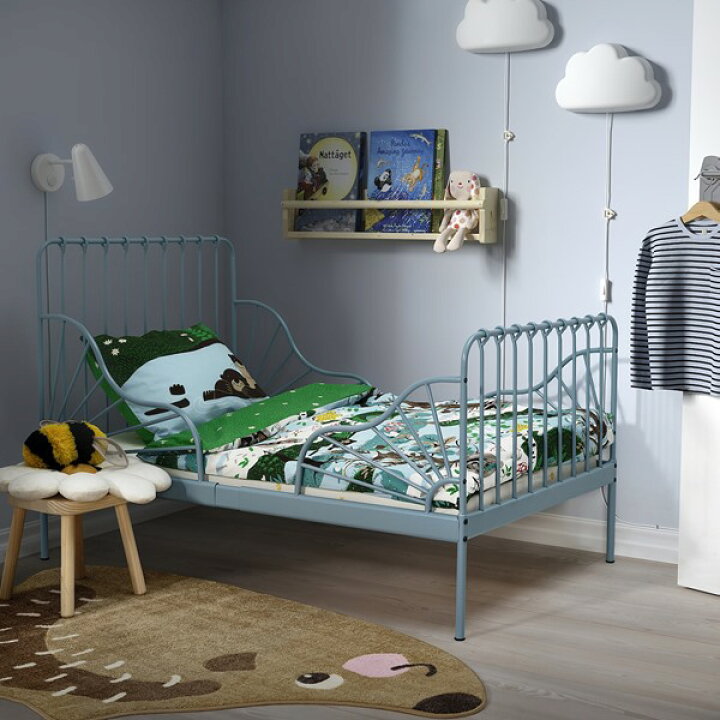 楽天市場】[IKEA/イケア/通販]MINNEN ミンネン 伸長式ベッドフレームと 