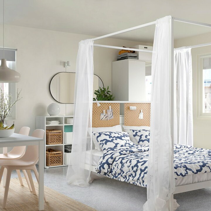 楽天市場】[IKEA/イケア/通販]VITARNA ヴィタルナ 四柱付きベッド 