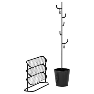 [IKEA/CPA/ʔ]ALGANAS GlX ֗pƋ2_Zbg, ubN[3](a)(59578122)