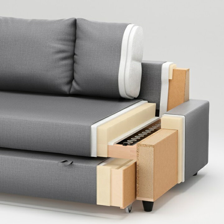 楽天市場】[IKEA/イケア/通販]FRIHETEN フリーヘーテン コーナーソファ 