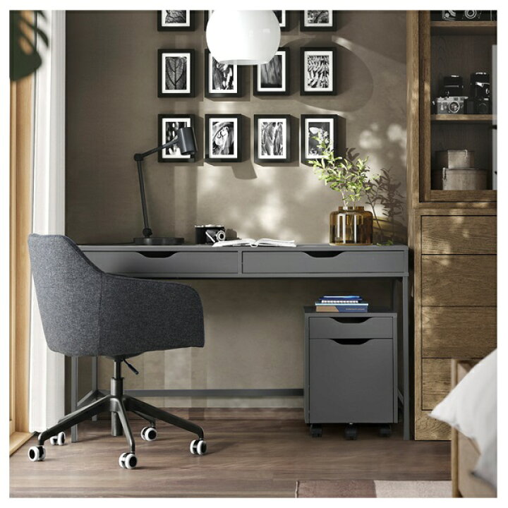 楽天市場】[IKEA/イケア/通販]ALEX アレクス デスク, ダークグレー[I 