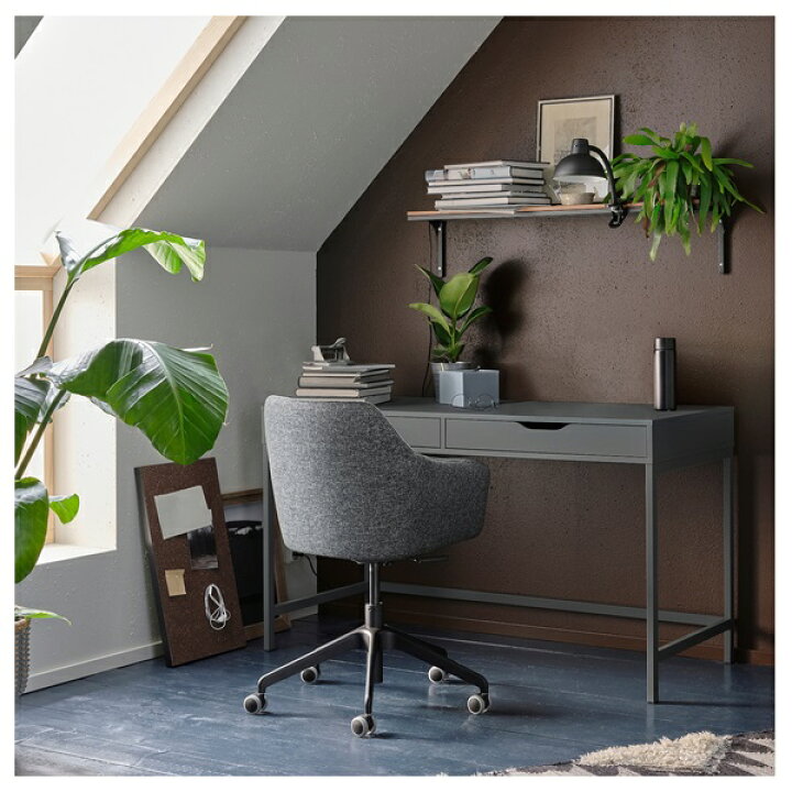 楽天市場】[IKEA/イケア/通販]ALEX アレクス デスク, ダークグレー[H 