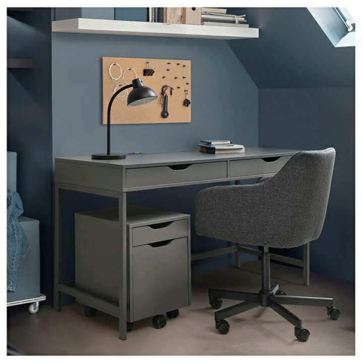 楽天市場】[IKEA/イケア/通販]ALEX アレクス デスク, ダークグレー[I 