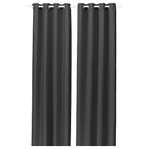 [IKEA/�C�P�A/�ʔ�]GINSTMOTT �M���X�g���b�g �Ց��E�̌��J�[�e�� 1�g, �_�[�N�O���[/�n�g���t��[B](c)(70605421)