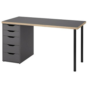 [IKEA/CPA/ʔ]LAGKAPTEN OJve / ALEX ANX fXN, O[/ؖڒ ubN, 140x60 cm[4](a)(89585381)