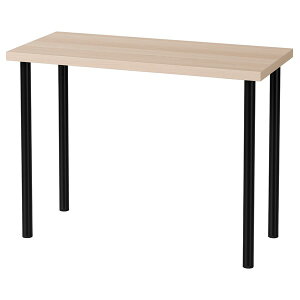 [IKEA/CPA/ʔ]LINNMON  / ADILS IfBX e[u, zCgXeCI[N/ubN, 100x45 cm[5](a)(29590229)
