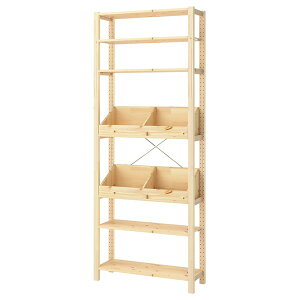 [IKEA/CPA/ʔ]IVAR C[@ VFtjbg, {bNXVFt2t/pC, 89x30x226 cm[10](a)(49590582)