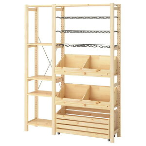 [IKEA/CPA/ʔ]IVAR C[@ VFtRrl[V, {gbNt {bNXVFt2t/pC, 134x30x179 cm[16](a)(29590583)