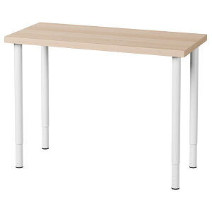 [IKEA/CPA/ʔ]LINNMON  / OLOV I[ fXN, zCgXeCI[N/zCg, 100x45 cm[5](c)(69590232)