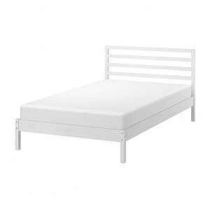 [IKEA/�C�P�A/�ʔ�]TARVA �^�����@ �x�b�h�t���[��, �z���C�g�X�e�C��/���[���[�C, 120x200 cm[KE](a)(69553970)
