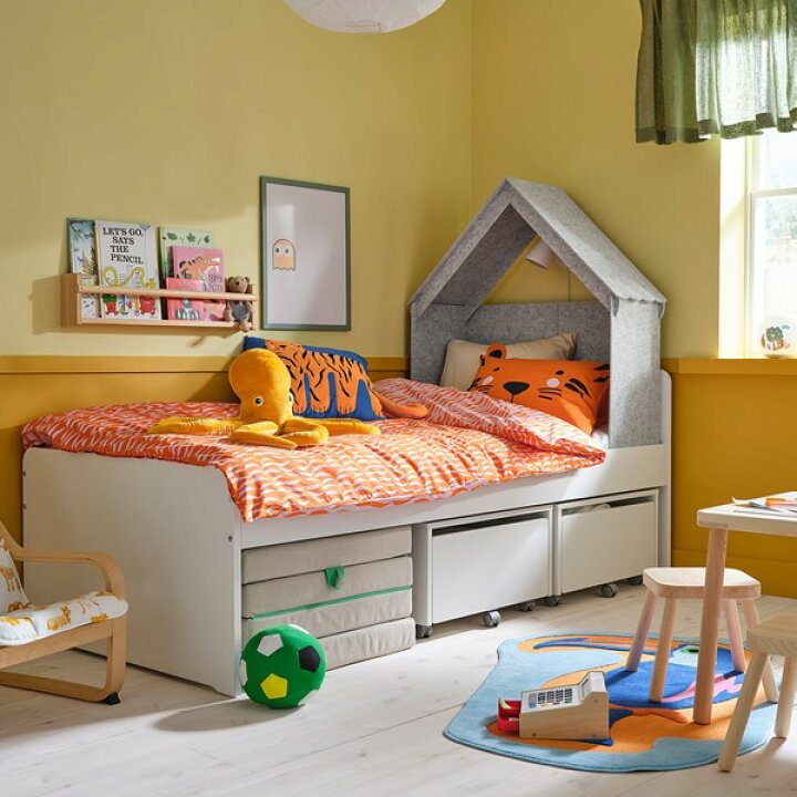楽天市場】[IKEA/イケア/通販]SLAKT スレクト ベッドフレーム, ベッド 