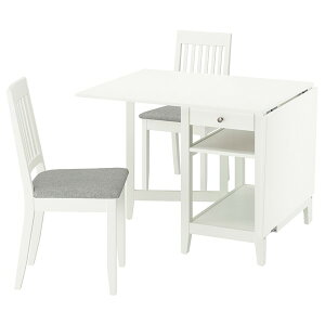 [IKEA/CPA/ʔ]NASINGE l[XBQ / NASINGE l[XBQ e[u`FA2r, Q[gbOe[u zCg/zCg eBbur x[WO[, 48/104/159x85 cm[4](a)(29602326)
