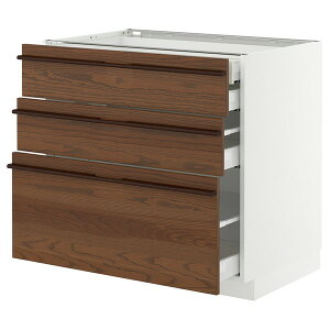 [IKEA/CPA/ʔ]METOD g[h / MAXIMERA }LV[ x[XLrlbg oO3/o4t, zCg/Xe[X^ _[NuE AbVޓ˂, 90x60x80 cm[9](19603072)