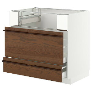 [IKEA/CPA/ʔ]METOD g[h / MAXIMERA }LV[ x[XLrlbg R/tBbVO/o2, zCg/Xe[X^ _[NuE AbVޓ˂, 90x60x80 cm[8](a)(19603