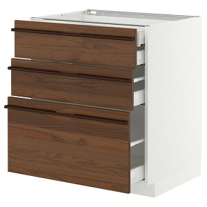 [IKEA/CPA/ʔ]METOD g[h / MAXIMERA }LV[ x[XLrlbg oO3/o4t, zCg/Xe[X^ _[NuE AbVޓ˂, 75x60x80 cm[9](a)(39603071)