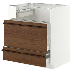 [IKEA/CPA/ʔ]METOD g[h / MAXIMERA }LV[ x[XLrlbg R/tBbVO/o2, zCg/Xe[X^ _[NuE AbVޓ˂, 75x60x80 cm[7](a)(39603