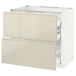 [IKEA/CPA/ʔ]METOD g[h x[XLrlbg Rp/oO2/o3, zCg }LV[/HbNXgv nCOXCgx[W, 90x60x80 cm[8](a)(99160829)