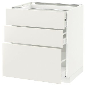 [IKEA/�C�P�A/�ʔ�]METOD ���g�[�h �x�[�X�L���r�l�b�g �����o���O��3/�����o��4, �z���C�g �}�L�V���[��/���F�b�f�B���Q �z���C�g, 75x60x80 cm �L�b�`�����[ �J�E���^�[�����[ �� �k�� [9](a)(29076476)