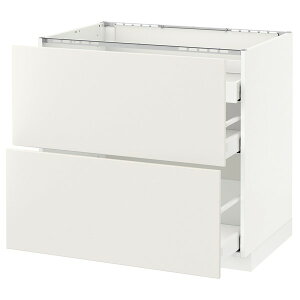 [IKEA/CPA/ʔ]METOD g[h x[XLrlbg Rp/oO2/o3, zCg }LV[/FbfBQ zCg, 90x60x80 cm[8](a)(99076500)