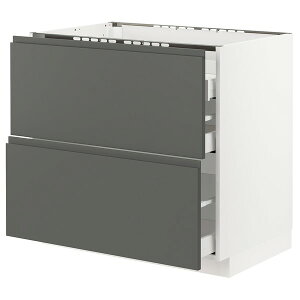 [IKEA/CPA/ʔ]METOD g[h / MAXIMERA }LV[ x[XLrlbg Rp/oO2/o3, zCg/HbNXgv _[NO[, 90x60x80 cm[8](79310636)