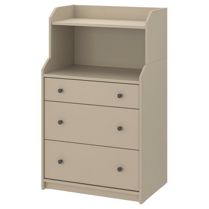 楽天市場】[IKEA/イケア/通販]HAUGA ハウガ チェスト（引き出し×3）棚 